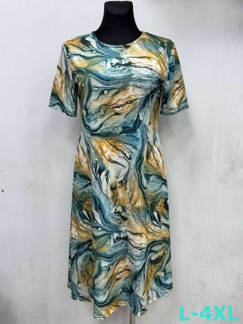 Sukienki damskie (Polska produkt ) Roz L-4XL, 1 Kolor Paczka 5 szt
